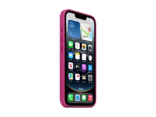Apple Silicone Case for iPhone 16e – Fuchsia Apple