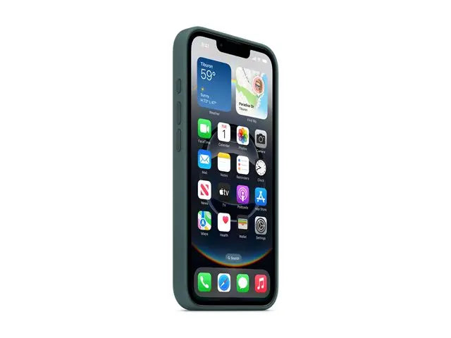 Apple Silicone Case – Lake Green for iPhone 16e Apple