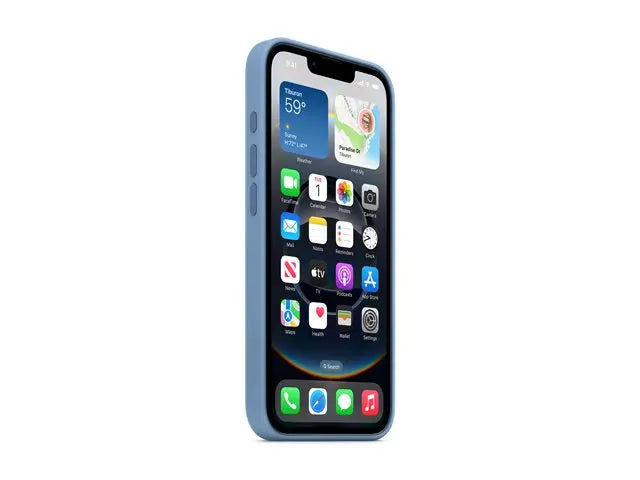 Apple Silicone Case – Winter Blue | iPhone 16e Apple