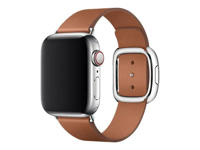 Apple 40mm Modern Buckle (Saddle Brown) – Premium Leather Watch Strap Apple