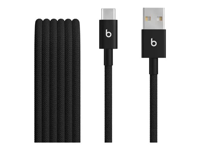 Beats USB-C Cable – 1.5m, Bolt Black | Fast Charge (15W) Braided Cable Apple