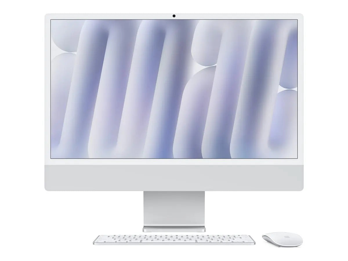 Apple iMac 24" with 4.5K Retina Display (M4, 16GB RAM, 256GB SSD) – Silver Apple