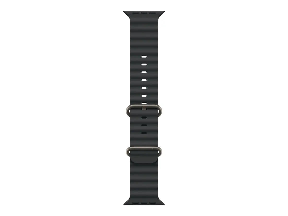 Apple Watch Ocean Band – 49mm Black (Titanium & Fluoroelastomer, 130–200mm) Apple