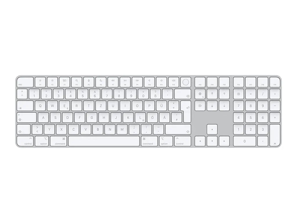 Apple Magic Keyboard with Touch ID & Numeric Keypad – QWERTZ (German) Apple
