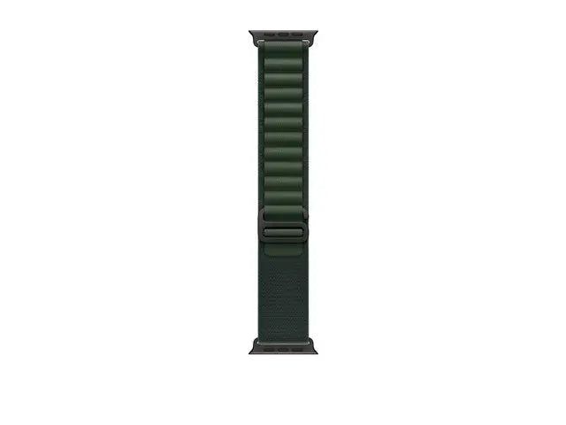 Apple Watch Ultra 2 – 49mm Black Titanium with Alpine Loop (Dark Green, Size L) Apple