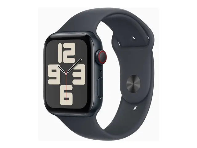 Apple Watch SE (2nd Gen, GPS + Cellular) – 44mm Midnight Aluminium with Midnight Sport Band (S/M) Apple