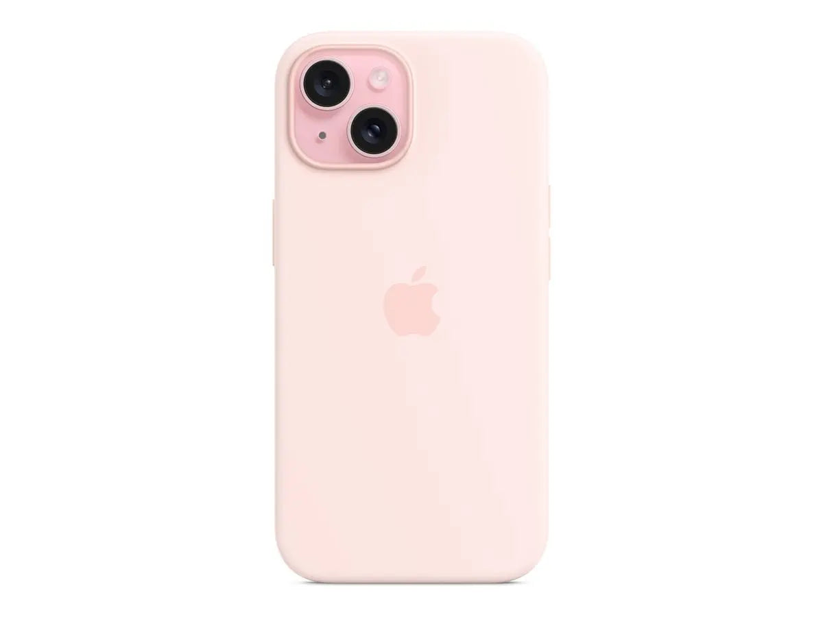 Apple Silicone Case with MagSafe – iPhone 15, Light Pink Apple